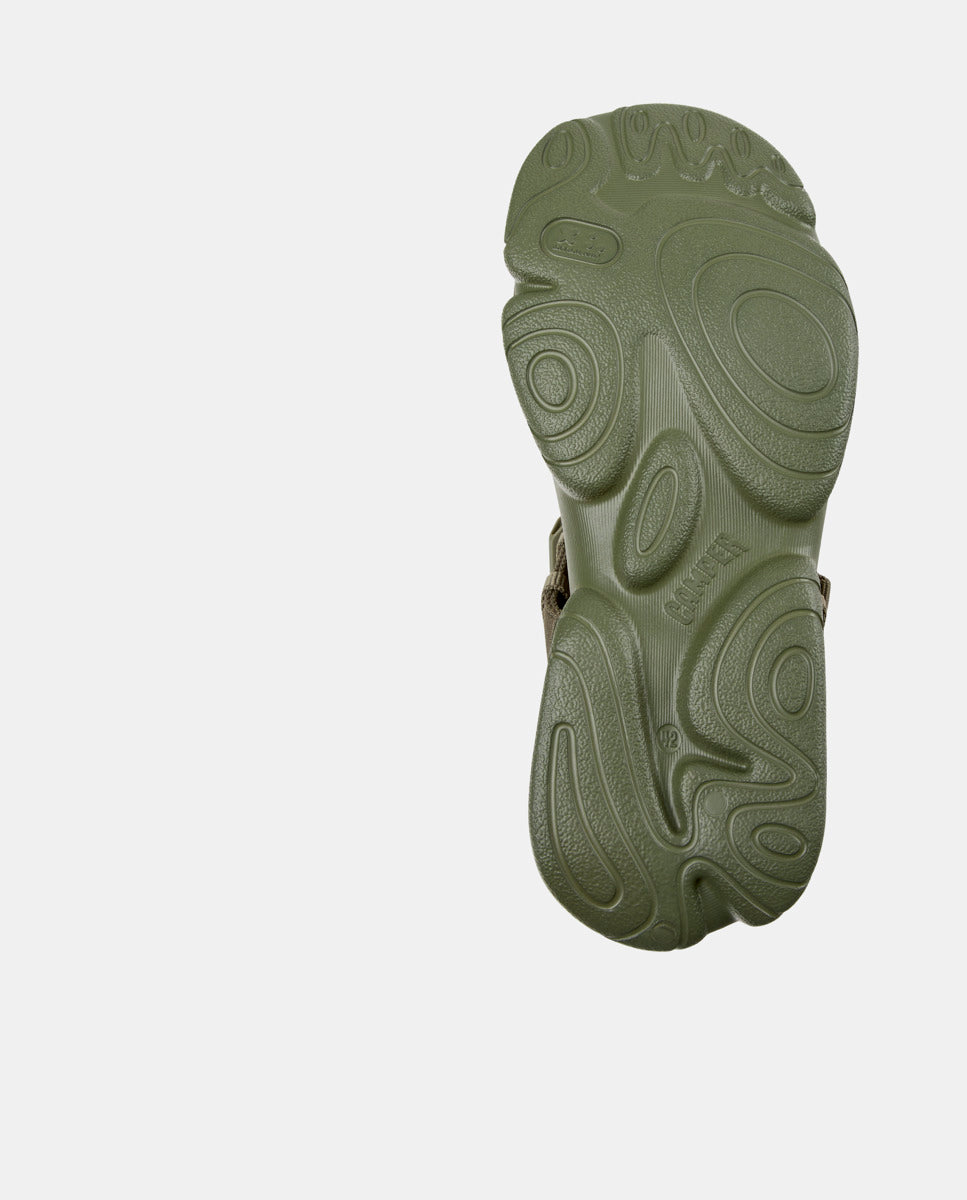 CAMPER Karst Sandal، صنادل أخضر للرجال من Tascón