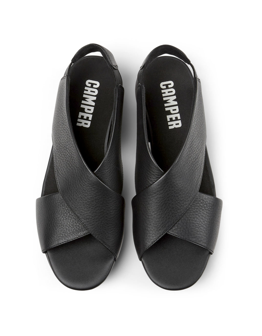 CAMPER Sella Negro Balloon Negro: чорний взуття для жінок