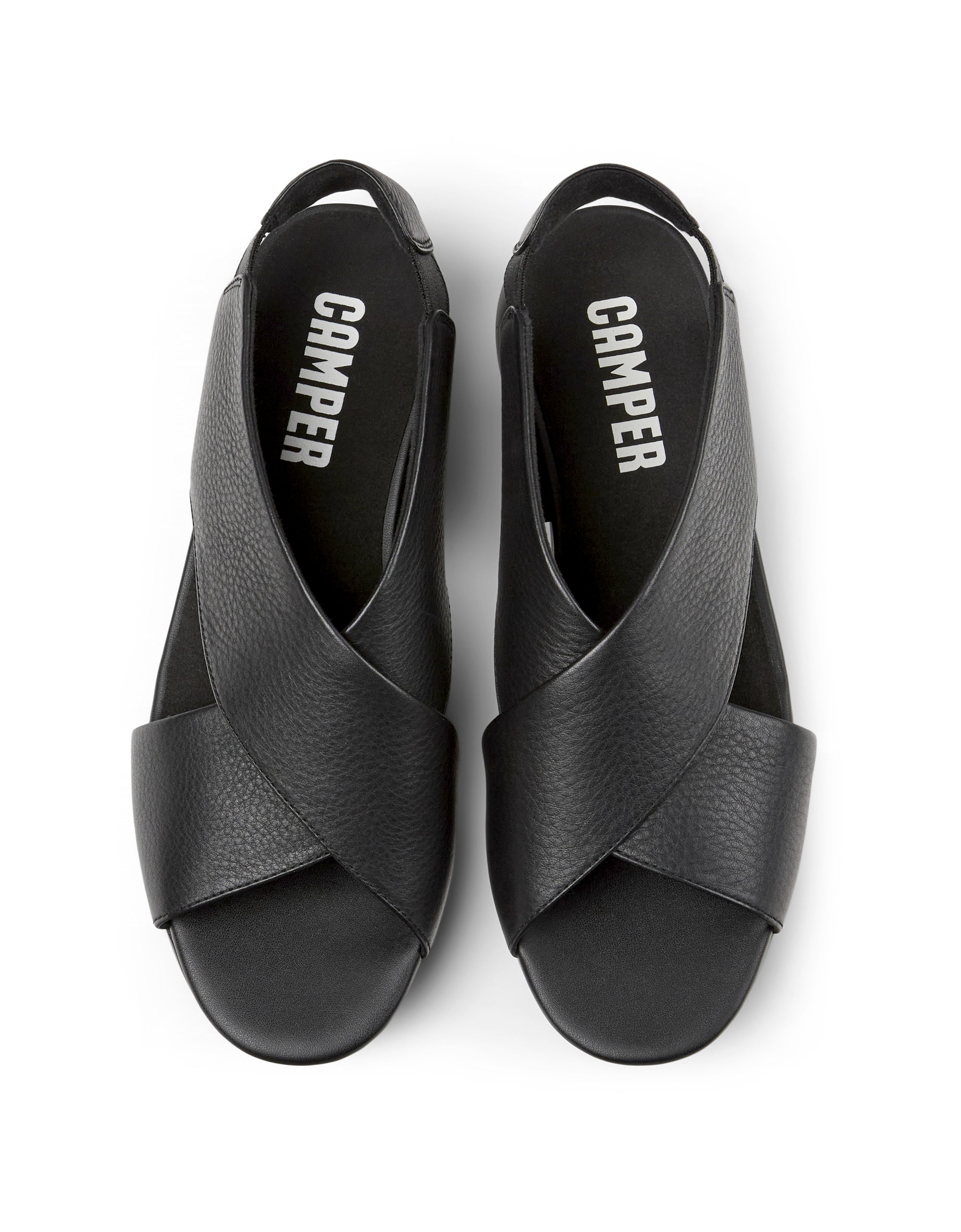 CAMPER Sella Negro Balloon Negro: чорний взуття для жінок