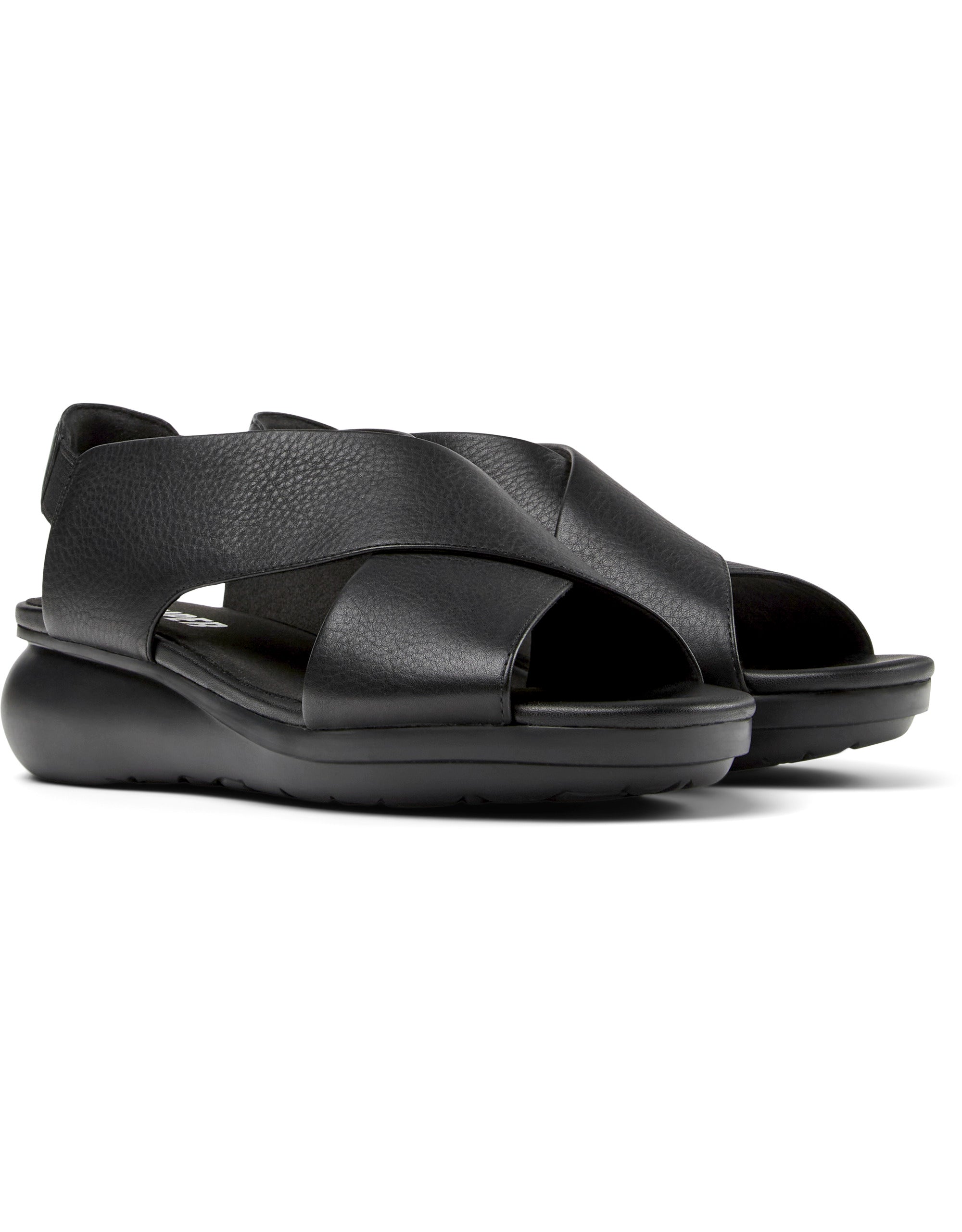 CAMPER Sella Negro Balloon Negro: чорний взуття для жінок
