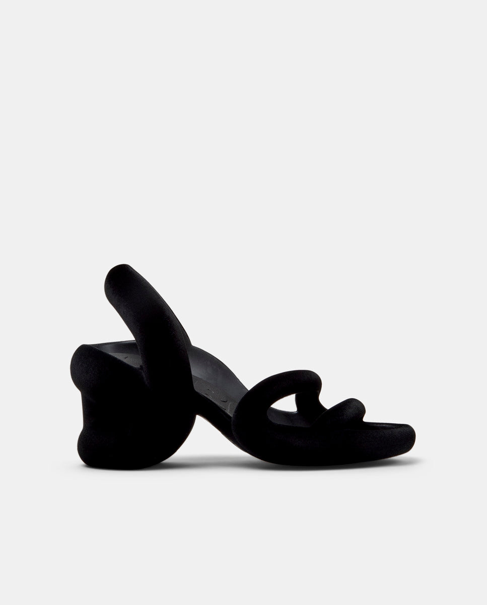 CAMPER Kobarah: black sandals for women