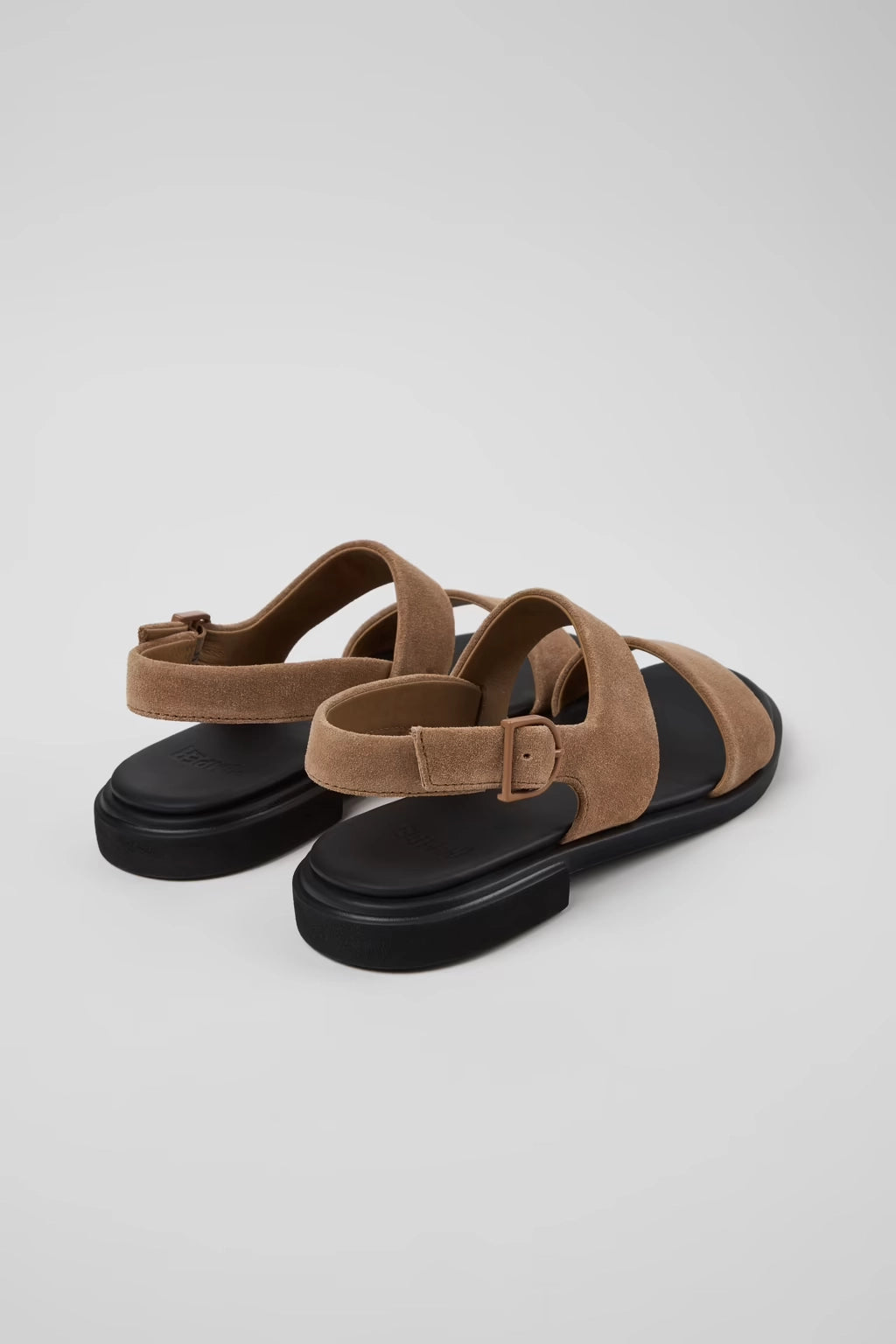 CAMPER | SANDALIAS | MUJER | PELLO AREA EDA NEGRO | MARRÓN