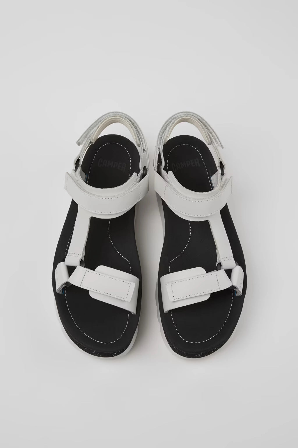 CAMPER Orugas: wit sandalen voor dames