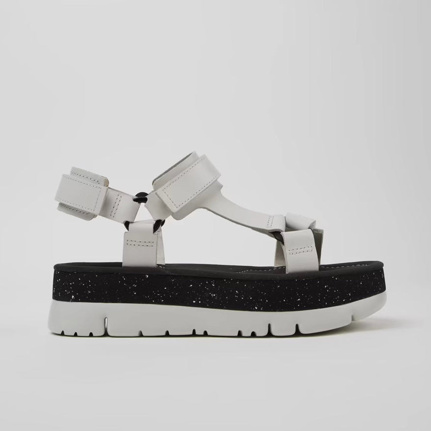 CAMPER Orugas: wit sandalen voor dames