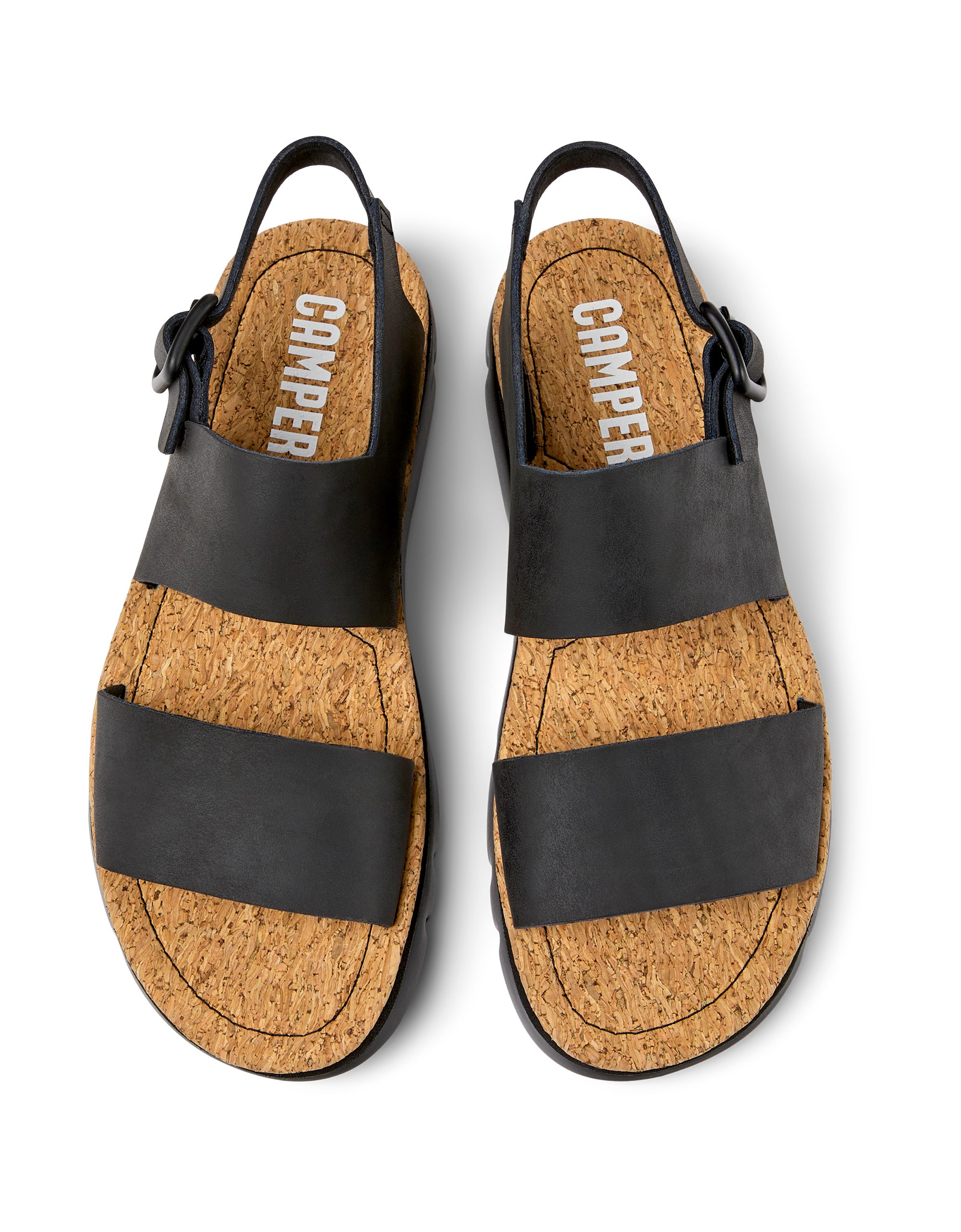 CAMPER Orugas: nero sandali da donna