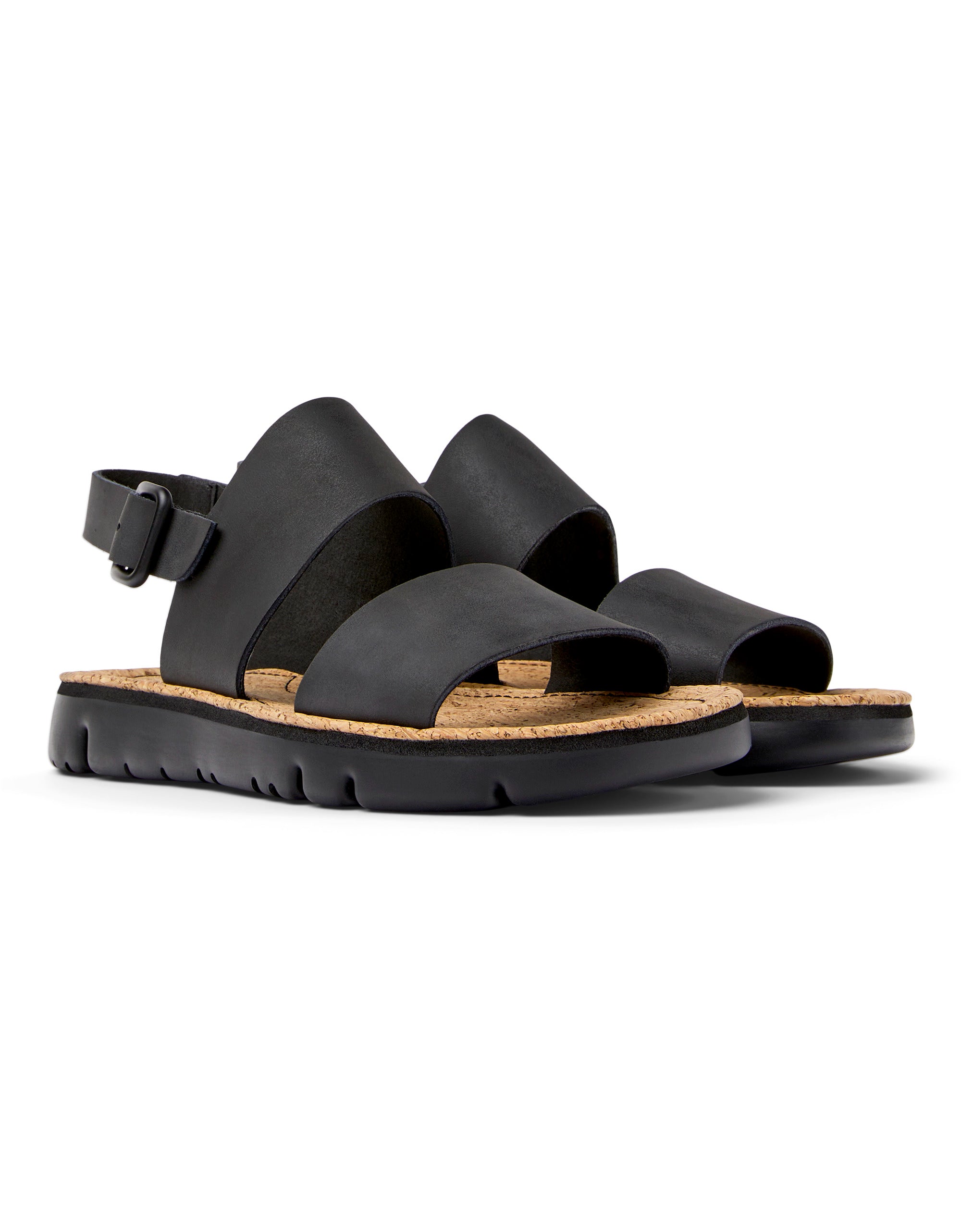CAMPER Orugas: nero sandali da donna