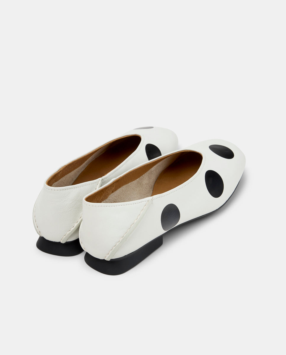 CAMPER Twins, ballerines blanc pour femme chez Tascón