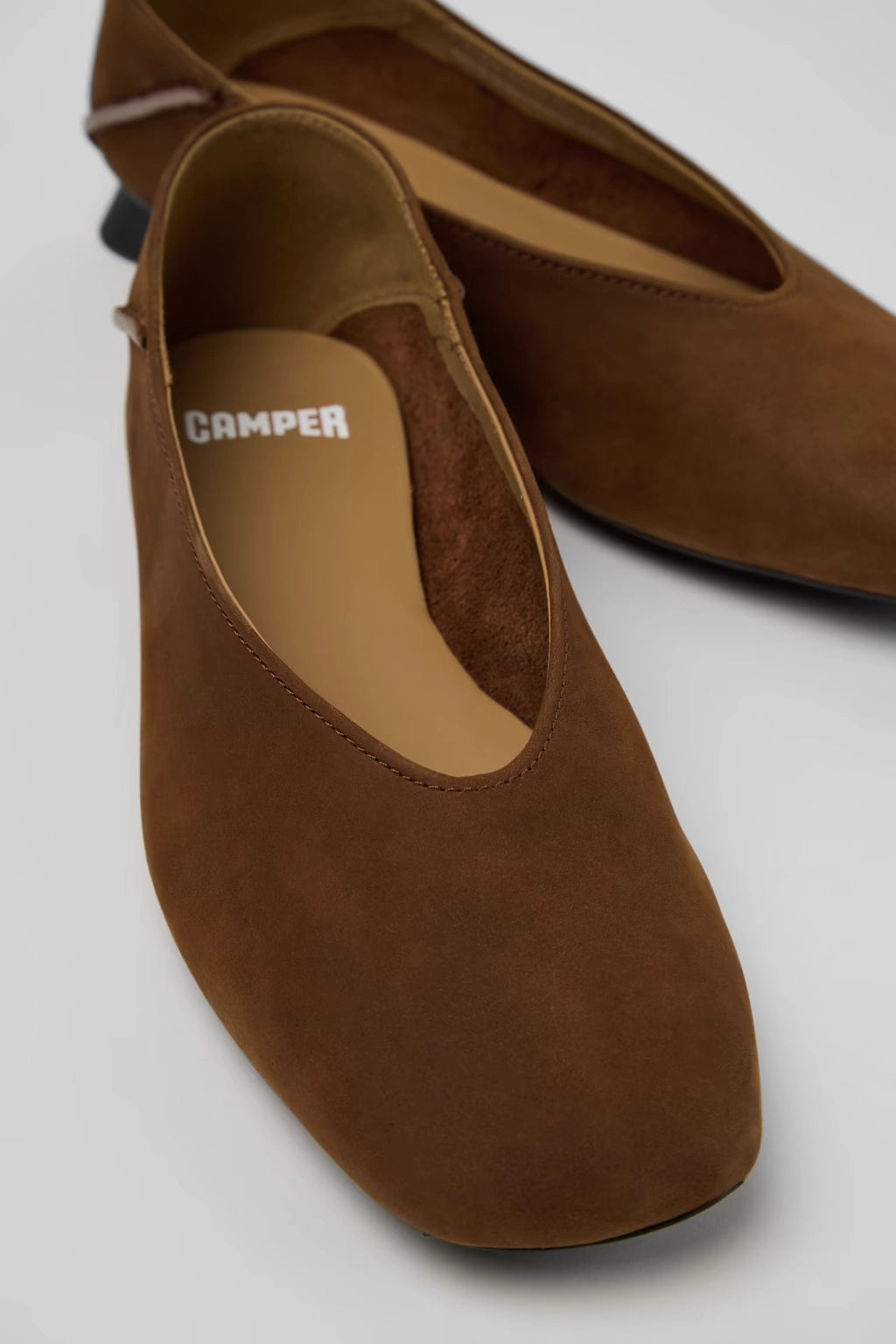 CAMPER Casimyra RY Medium Brown: brązowy baleriny dla kobiet