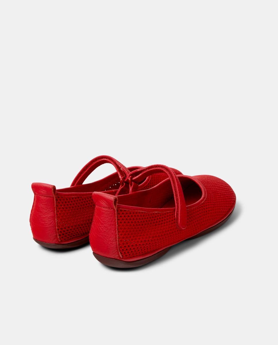 CAMPER Right Nina, rood ballerina’s voor dames bij Tascón