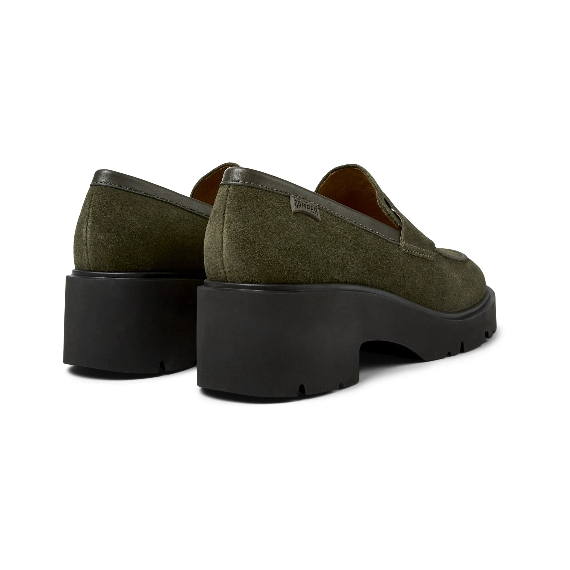 mocasines para mujer modelo milah dark green en color verde