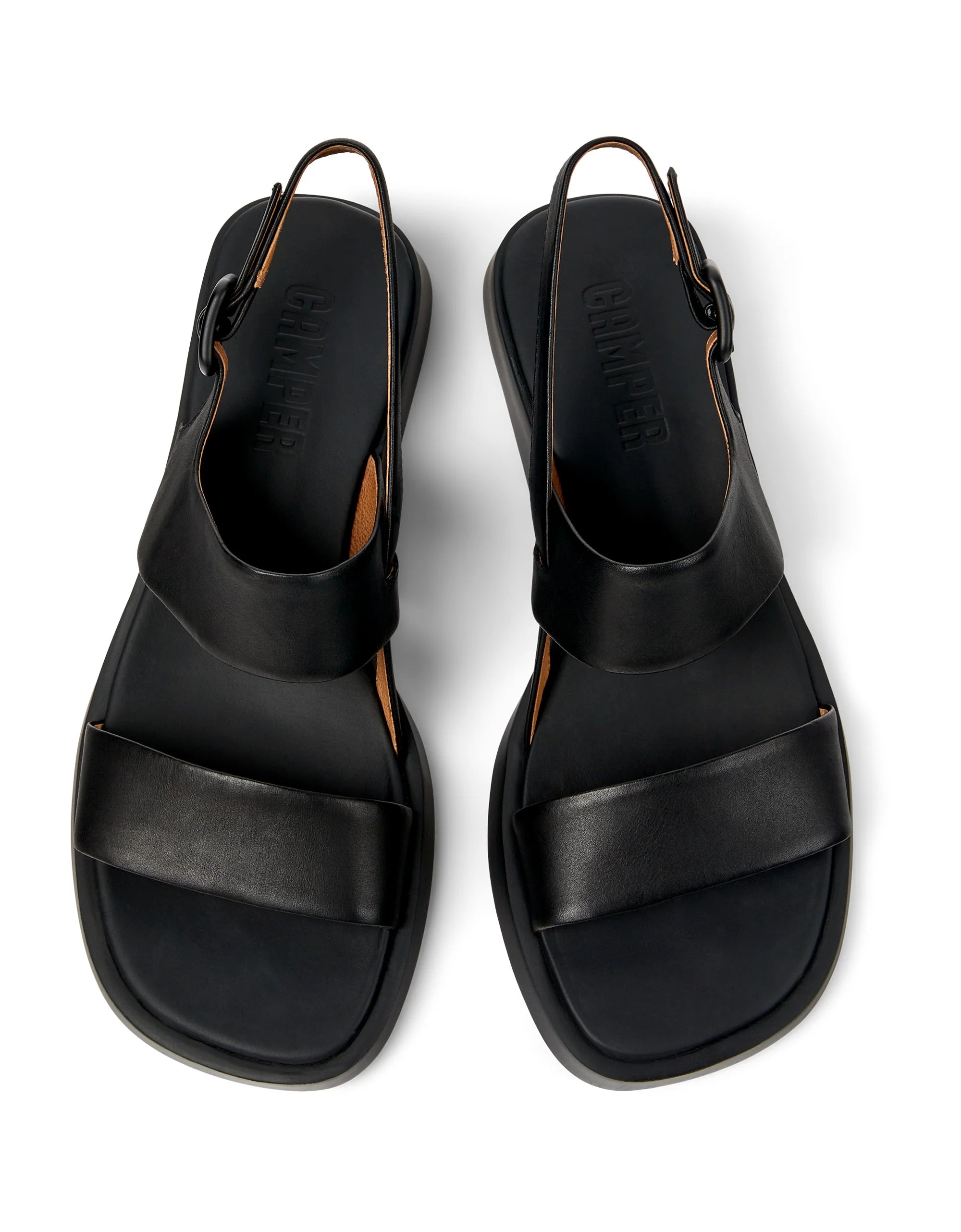 Sandales pour femme, modèle Dana Black, de la marque Camper.