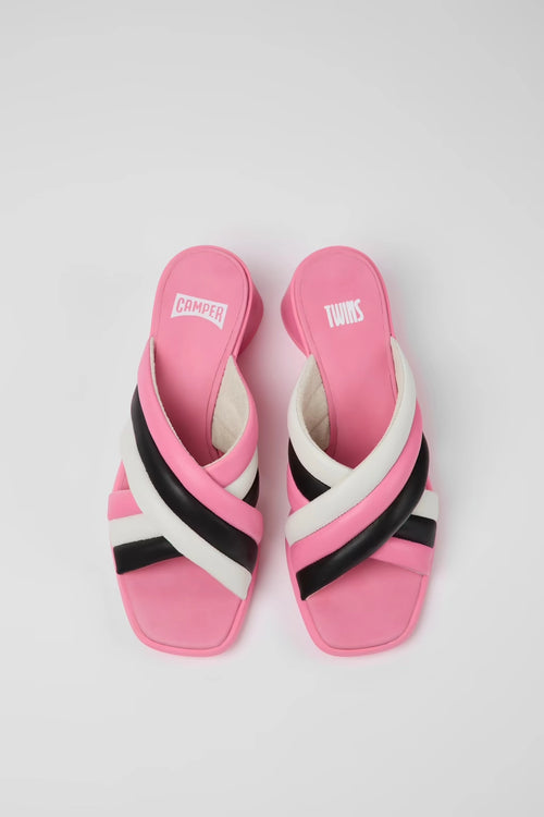CAMPER Kiara Sandal: وردي صنادل للنساء