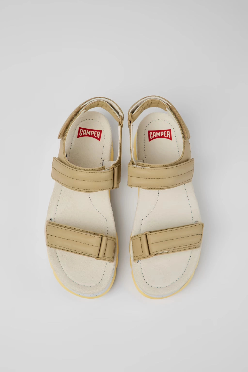 CAMPER | SANDALIAS | MUJER | SERV.BOTIJO ORUGAS.GRANIT.BIANCO-CITRINO | BEIGE