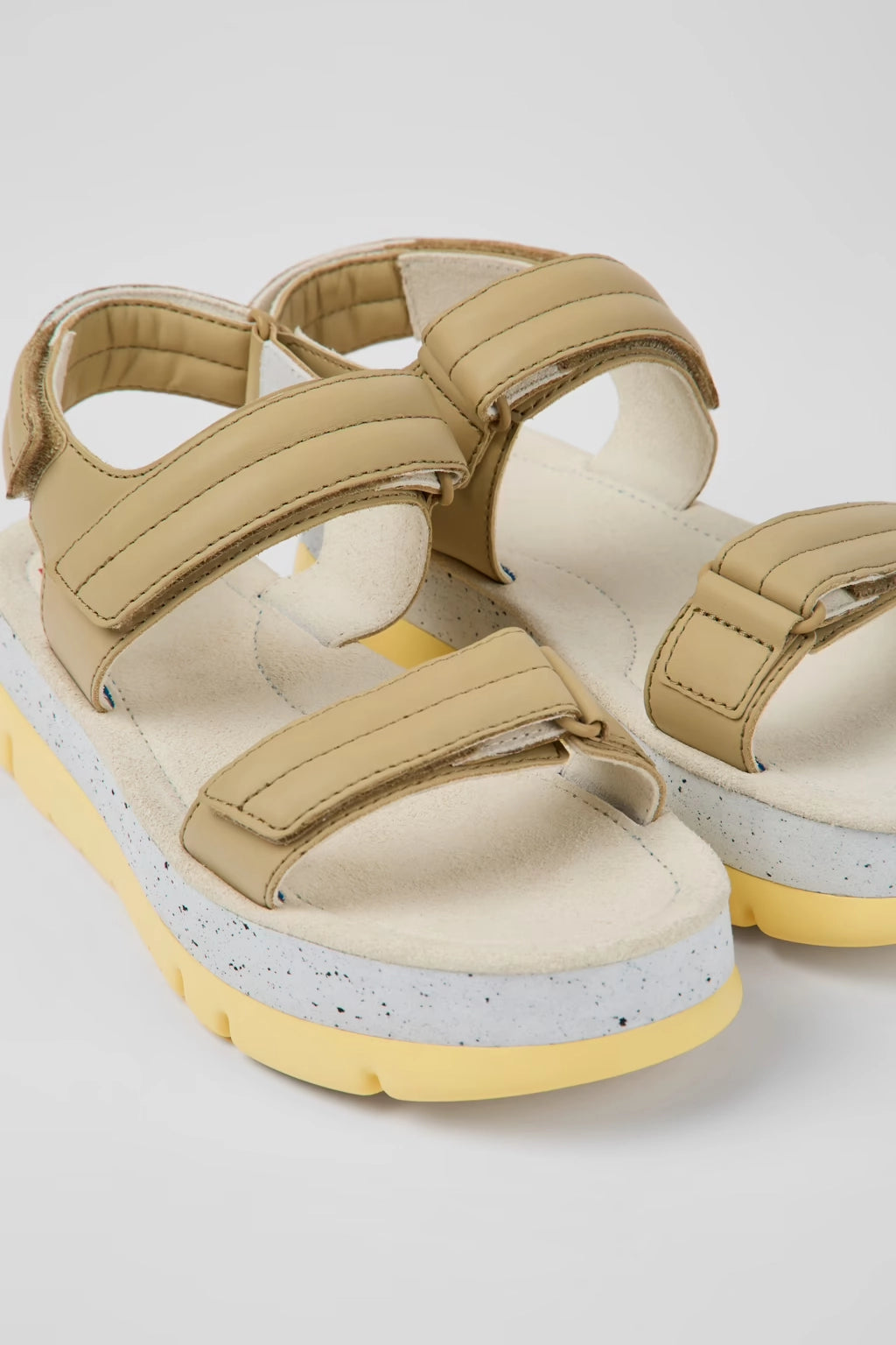 CAMPER | SANDALIAS | MUJER | SERV.BOTIJO ORUGAS.GRANIT.BIANCO-CITRINO | BEIGE