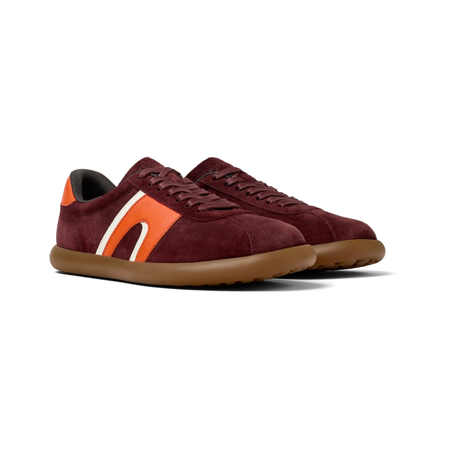 sneakers para mujer modelo pelotas soller burgundy en color burdeos