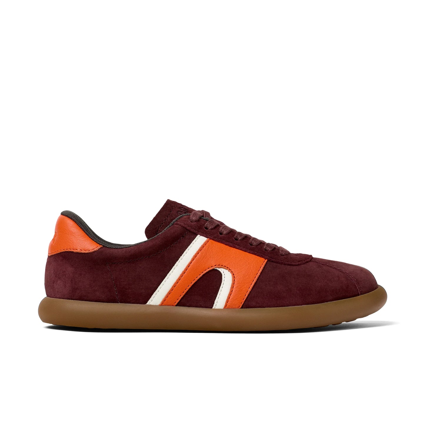 sneakers para mujer modelo pelotas soller burgundy en color burdeos