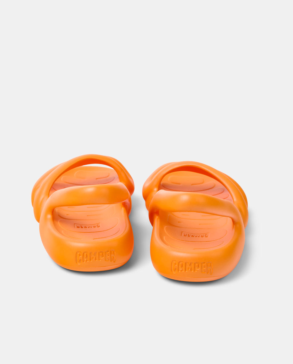 CAMPER Kobarah Flat Amarillo, sandali neutro da donna da Tascón