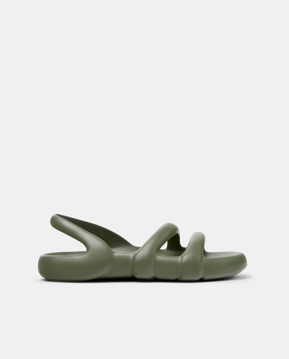 CAMPER Kobarah Flat, groen sandalen voor dames bij Tascón