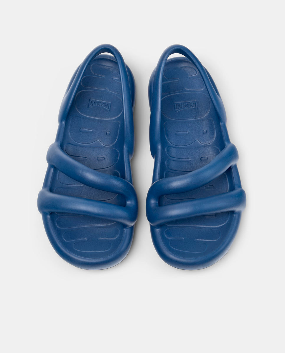 Sandalias Camper Kobarah flat Azul para Mujer referencia K201636-021