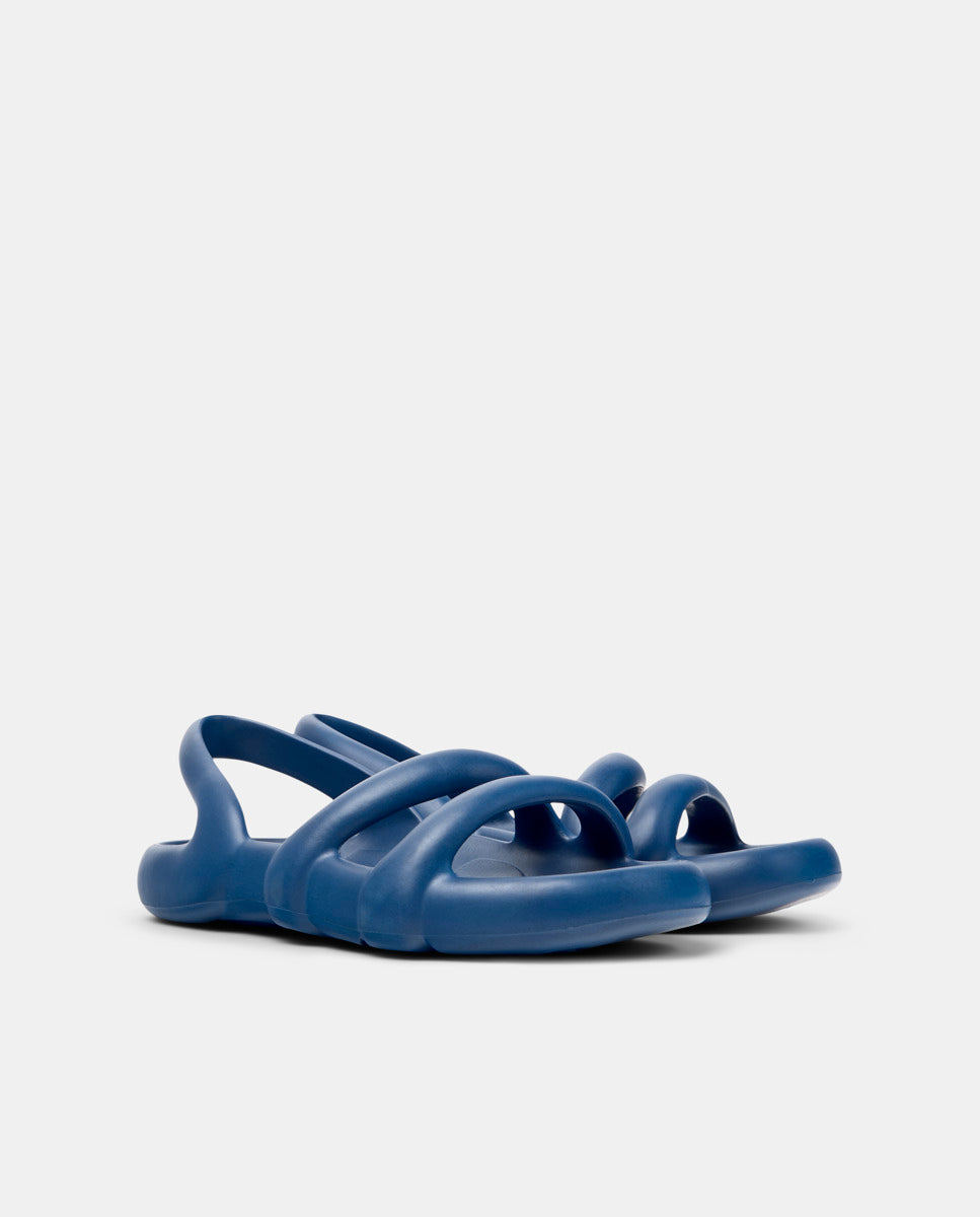 Sandalias Camper Kobarah flat Azul para Mujer referencia K201636-021