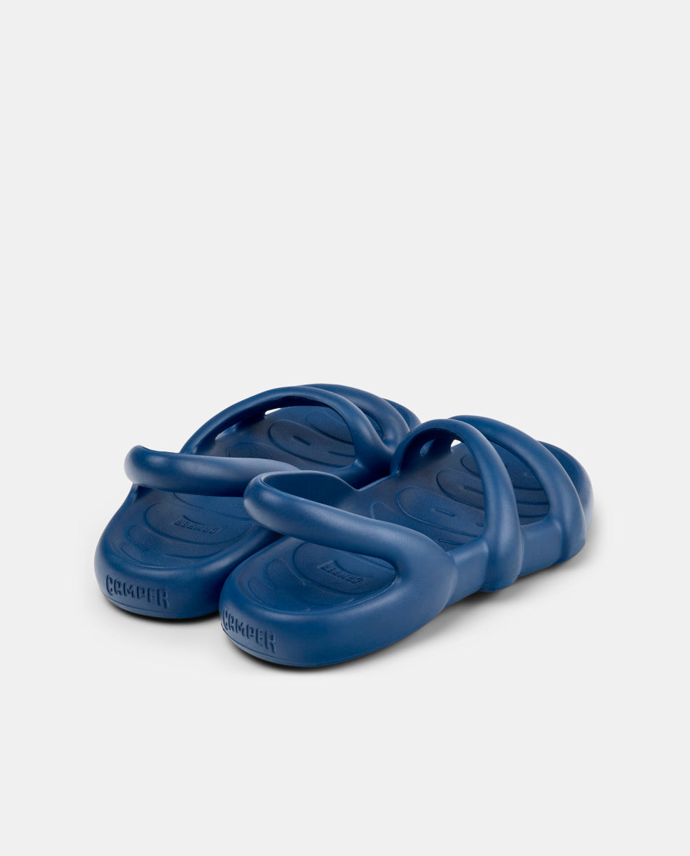 Sandalias Camper Kobarah flat Azul para Mujer referencia K201636-021