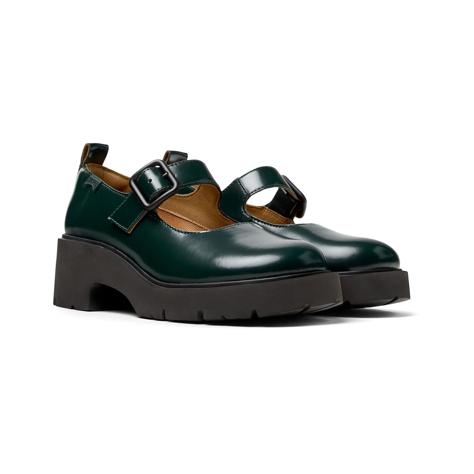 mocasines para mujer modelo milah dark green en color verde