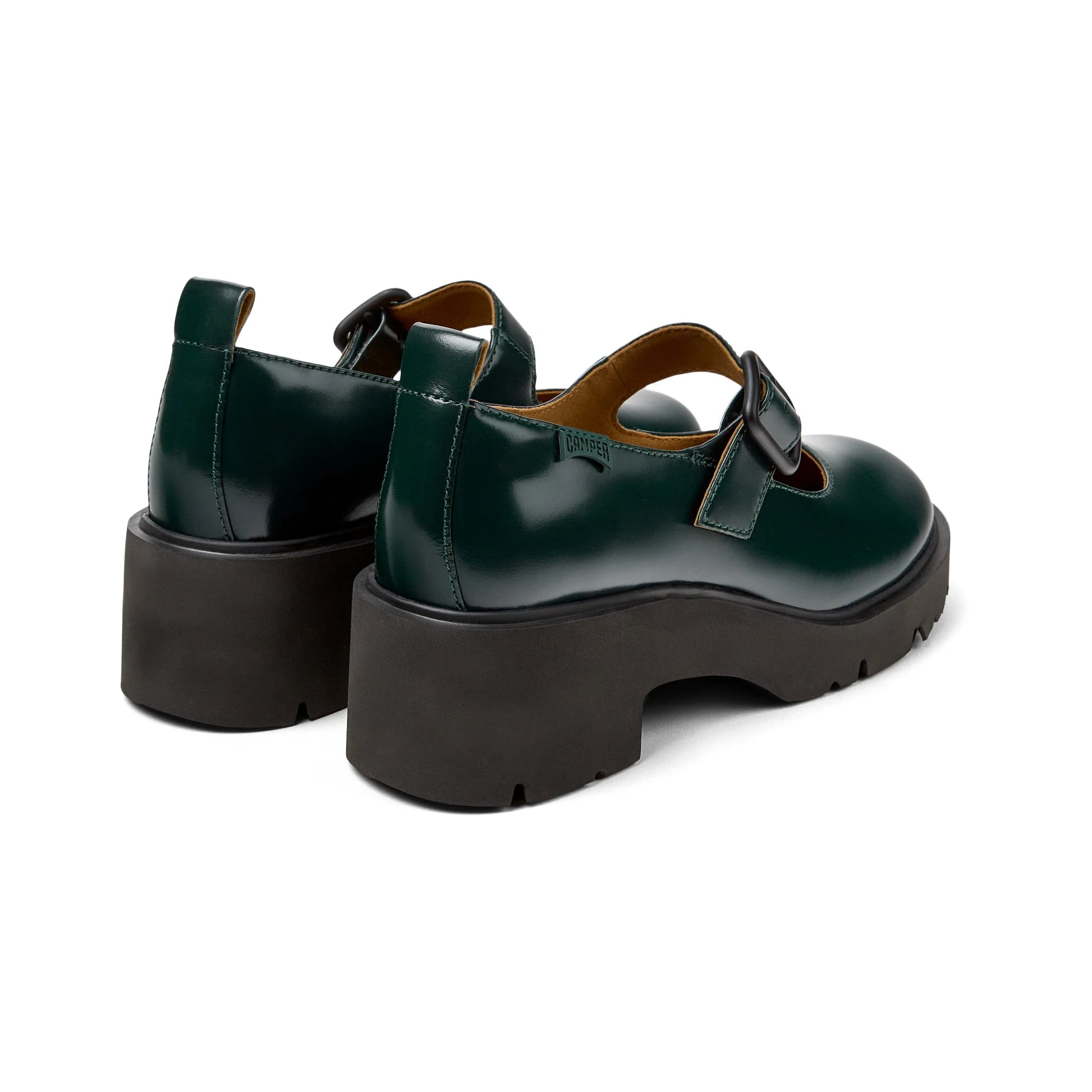 mocasines para mujer modelo milah dark green en color verde