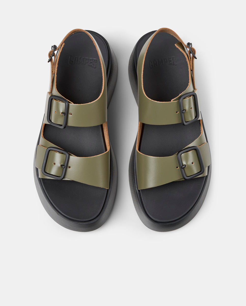 CAMPER Tasha, sandales vert pour femme chez Tascón