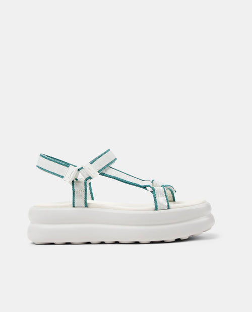 CAMPER Pelotas Flota Up، صنادل أبيض للنساء من Tascón