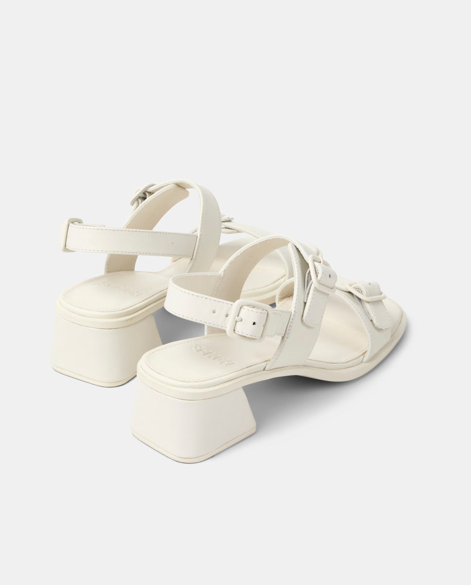 CAMPER Kora Sandal, wit sandalen voor dames bij Tascón