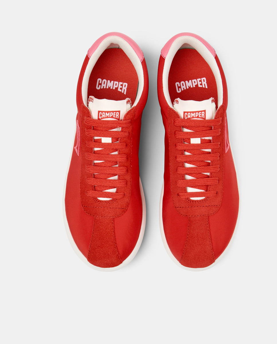 CAMPER Pelotas Xlf, rood sneakers voor dames bij Tascón