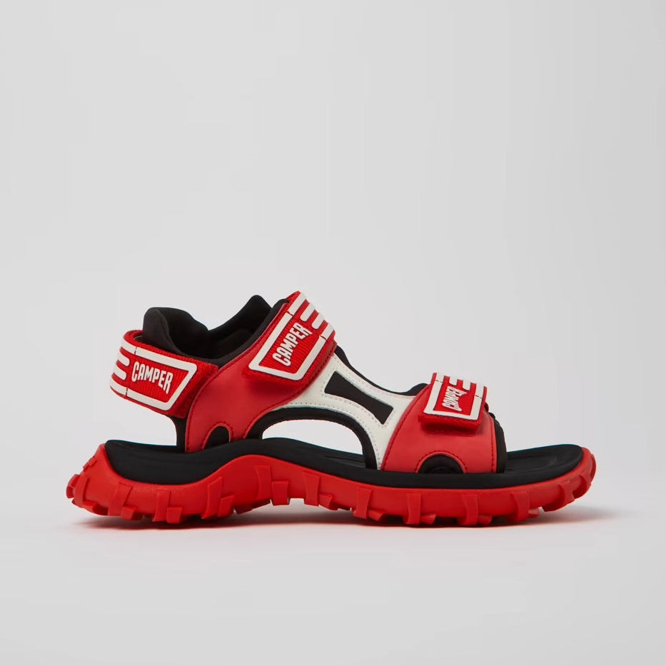 CAMPER | SANDALIAS | MUJER | OLAS NEGRO WINDY BARCO DTRAILS.NEG-BARCO | ROJO