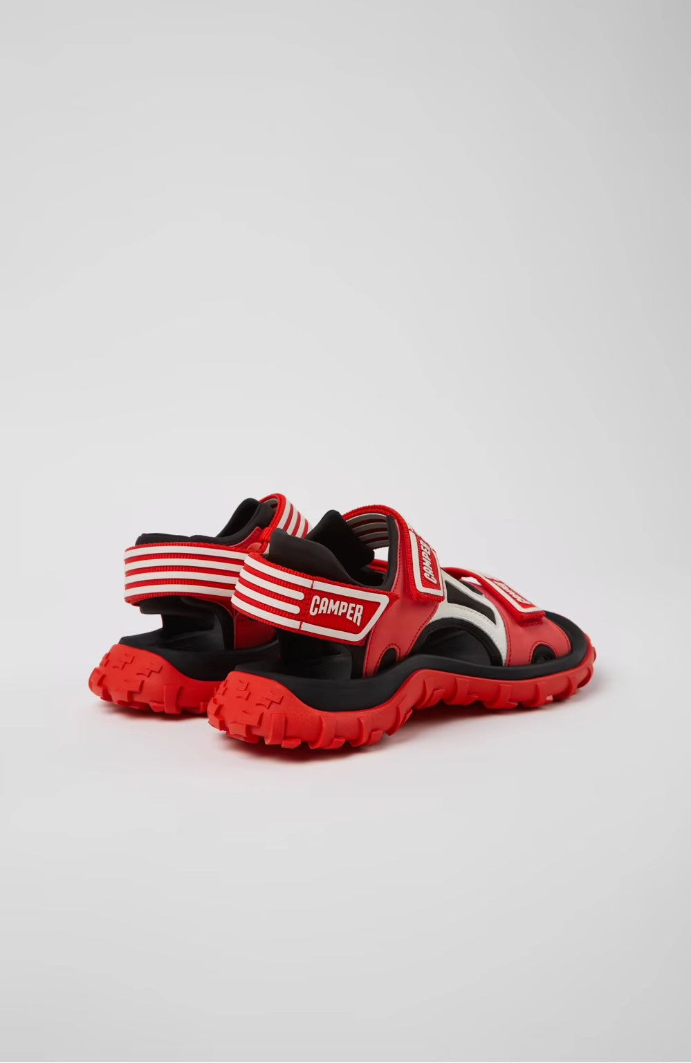 CAMPER | SANDALIAS | MUJER | OLAS NEGRO WINDY BARCO DTRAILS.NEG-BARCO | ROJO
