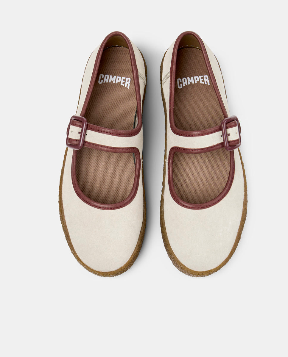 Bailarinas Camper Peu terreno Naranja para Mujer referencia K201825-006