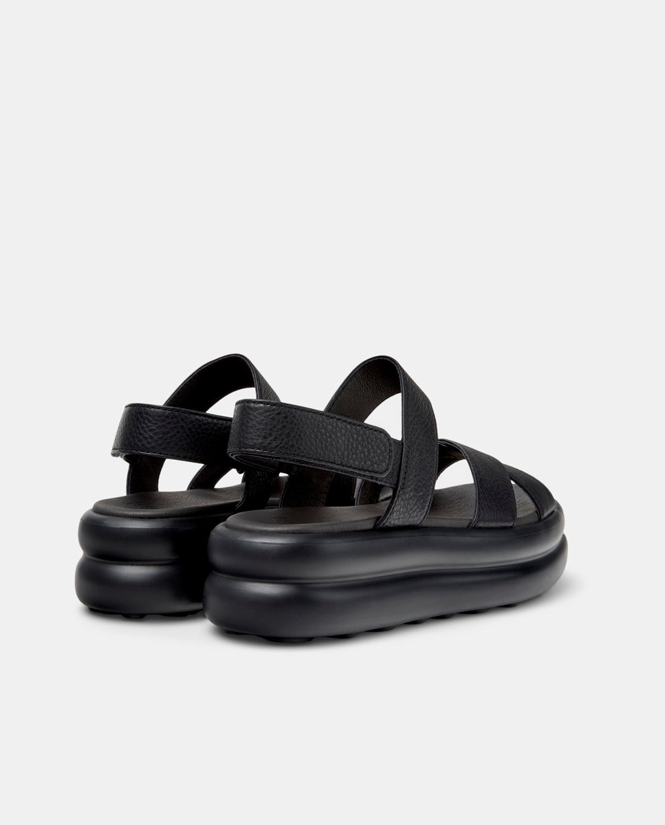 CAMPER Pelotas Flota Up، صنادل أسود للنساء من Tascón