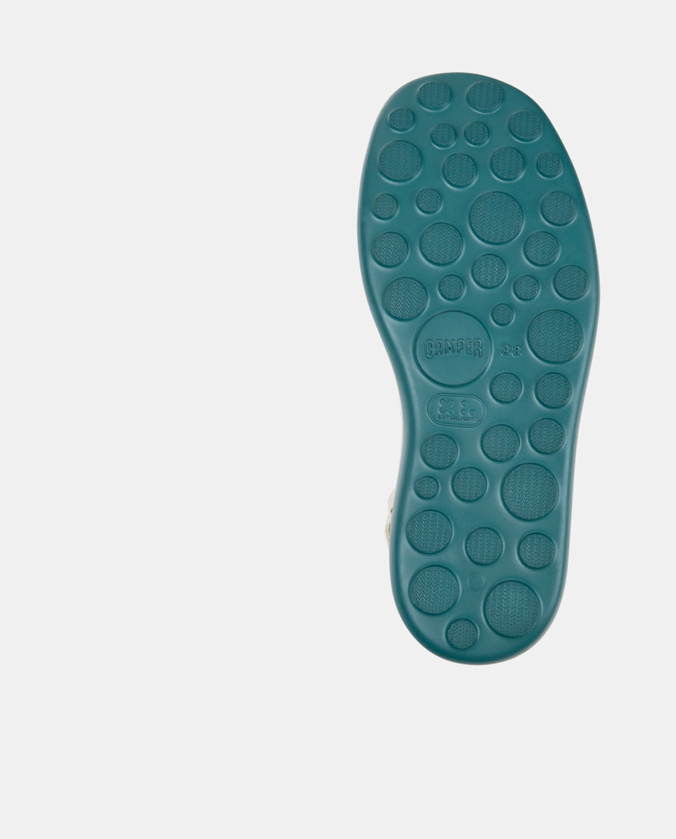 CAMPER Pelotas Flota Up、Tascónのホワイトレディースサンダル