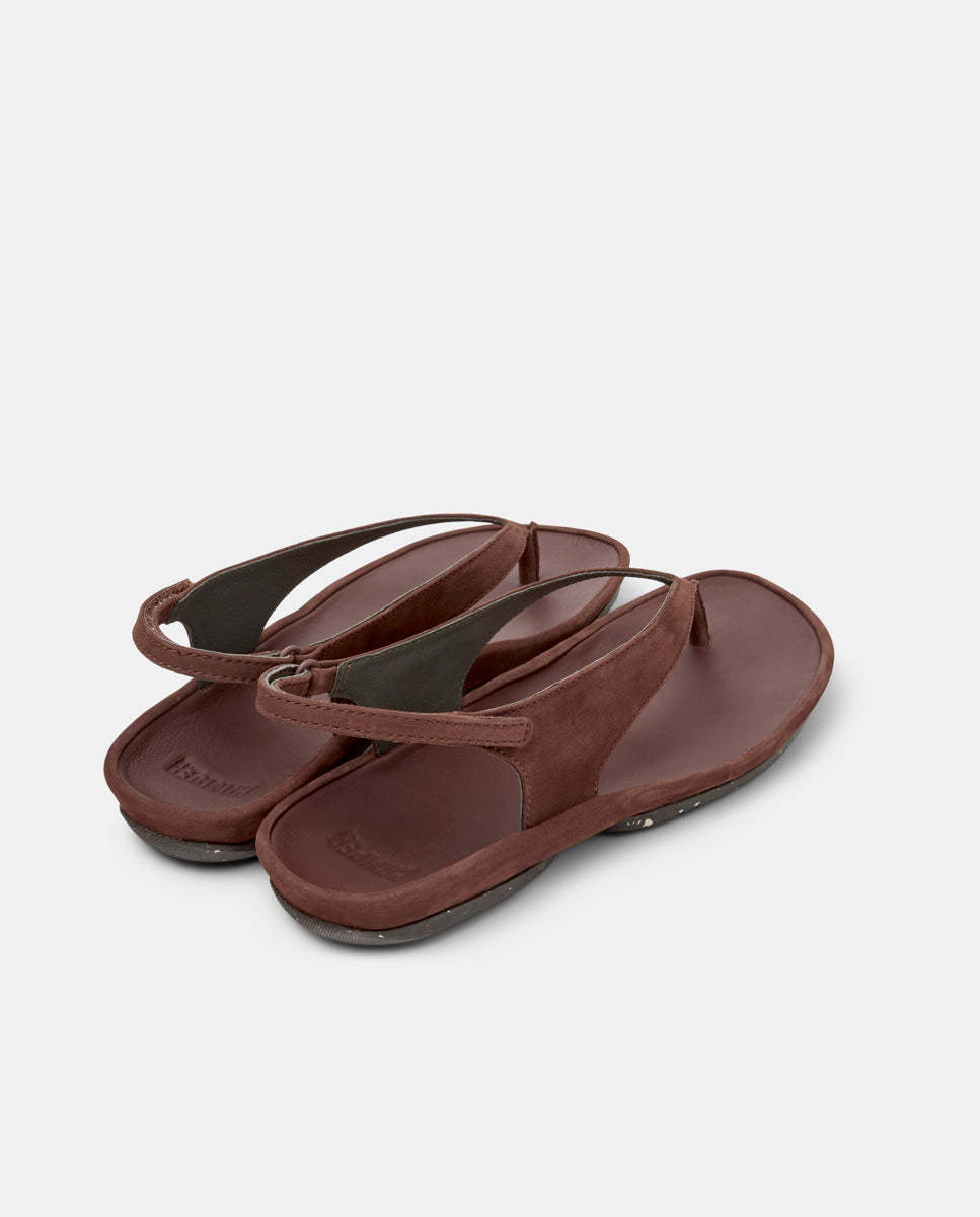 CAMPER Isla K201871, brown sandals for women at Tascón