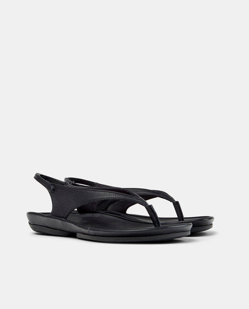 CAMPER Right Isla, zwart sandalen voor dames bij Tascón