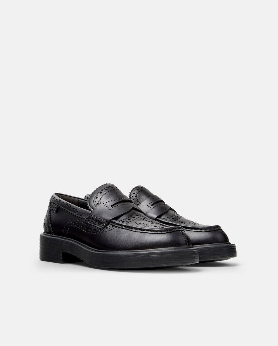 CAMPER Twins, zwart loafers voor dames bij Tascón