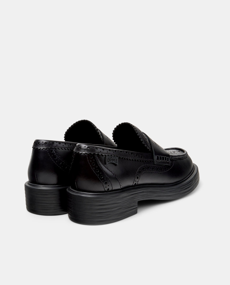 CAMPER Twins, zwart loafers voor dames bij Tascón