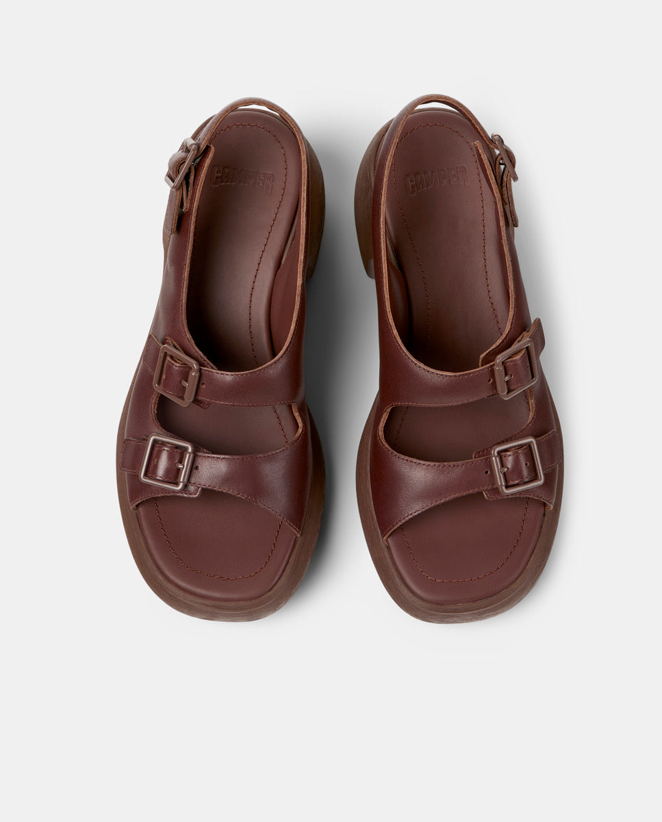 CAMPER Thelma Sandal, sandales marron pour femme chez Tascón