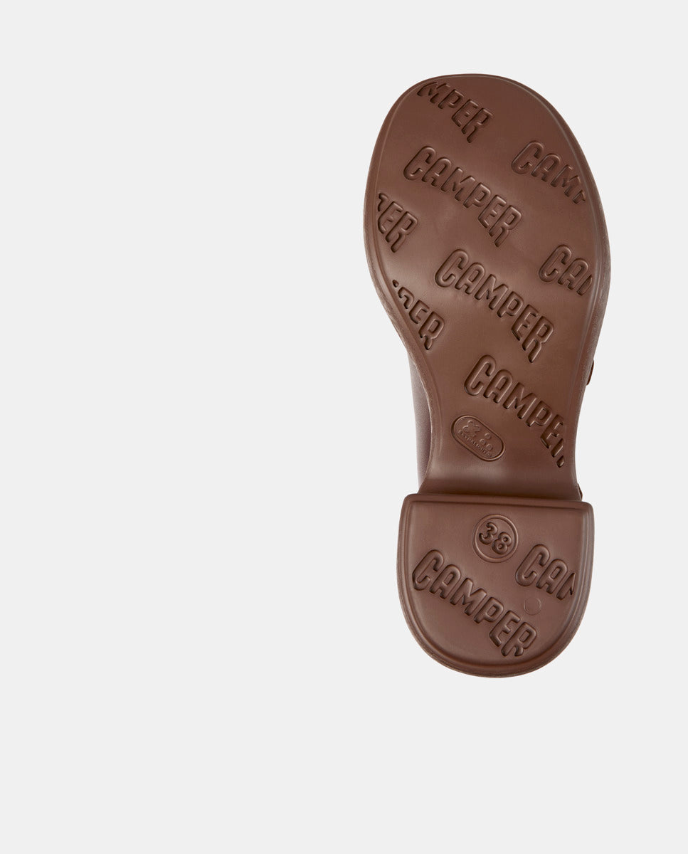 CAMPER Thelma Sandal, sandales marron pour femme chez Tascón