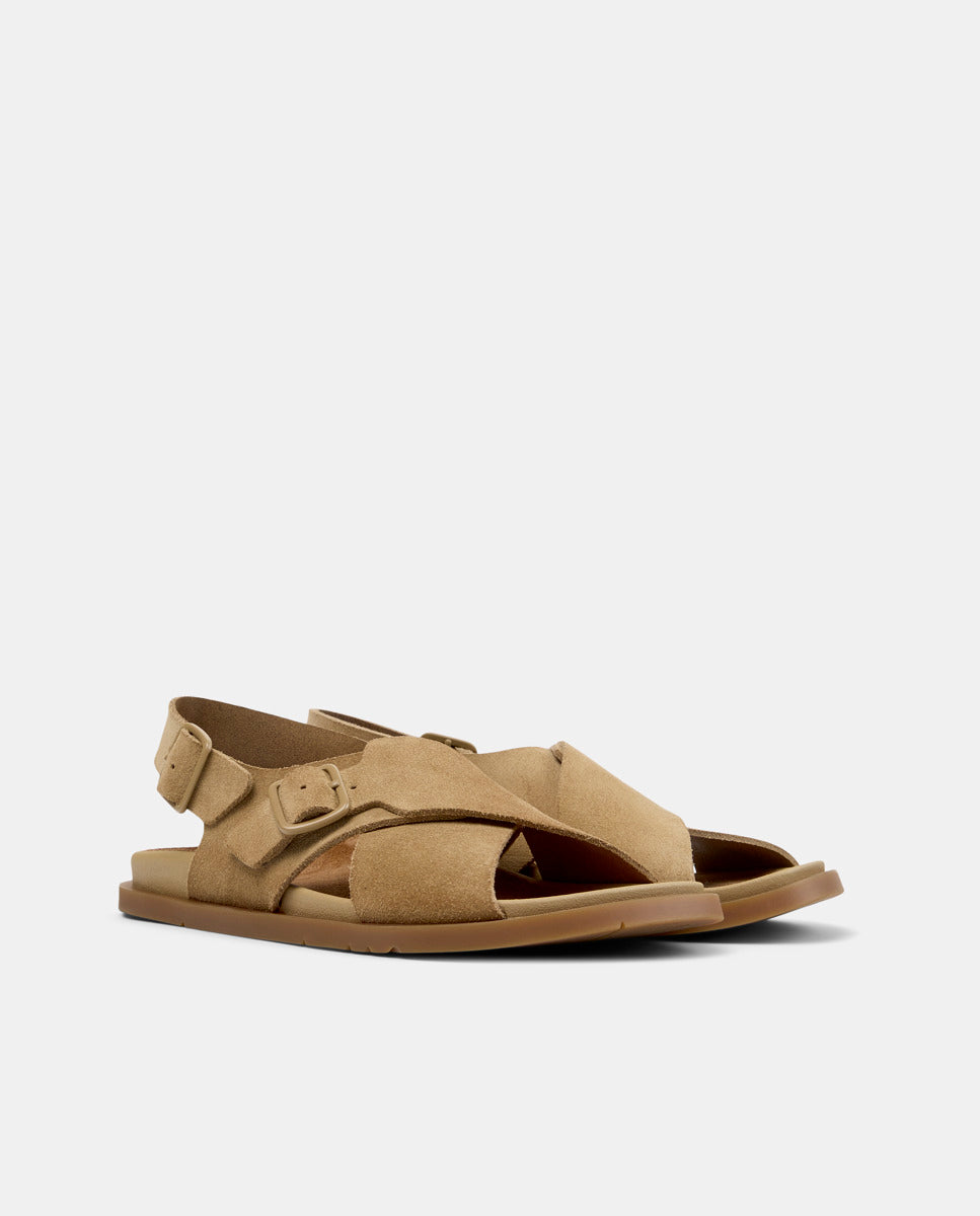CAMPER Lluc Sandal, brown sandals for women at Tascón