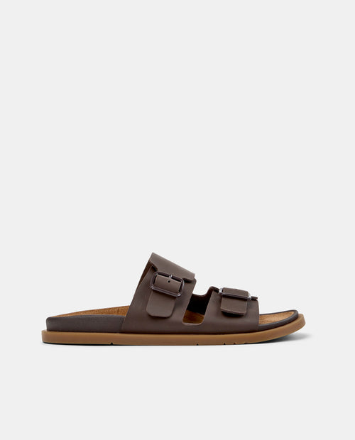 CAMPER Lluc Sandal، صنادل بني للنساء من Tascón
