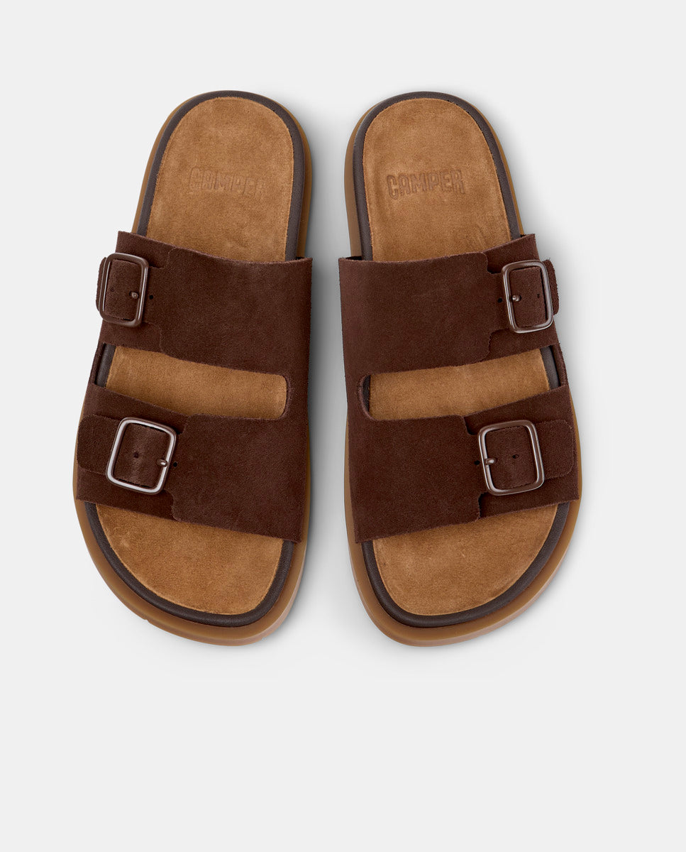 CAMPER Lluc K201881, brun sandaler för dam hos Tascón