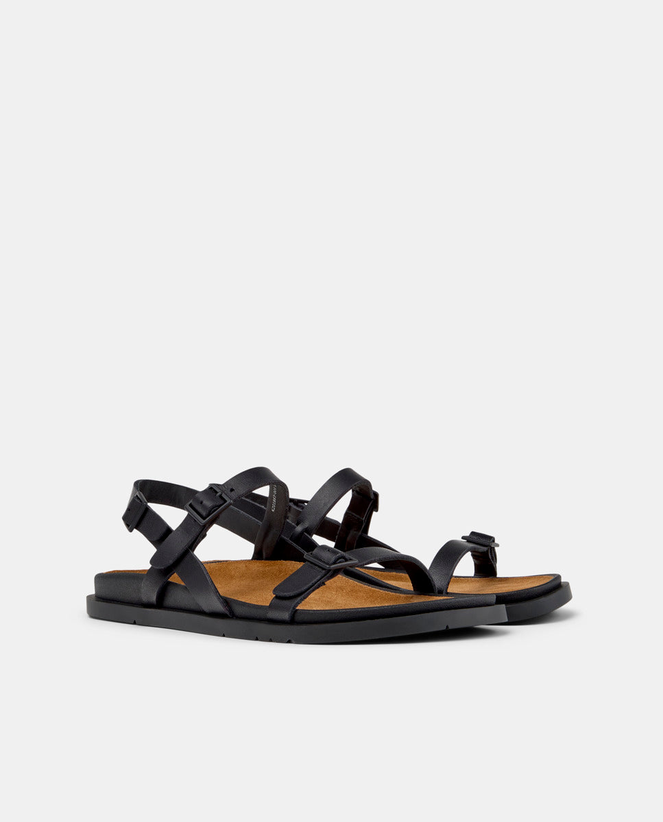 CAMPER Lluc Sandal, черный сандалии для женщин в Tascón