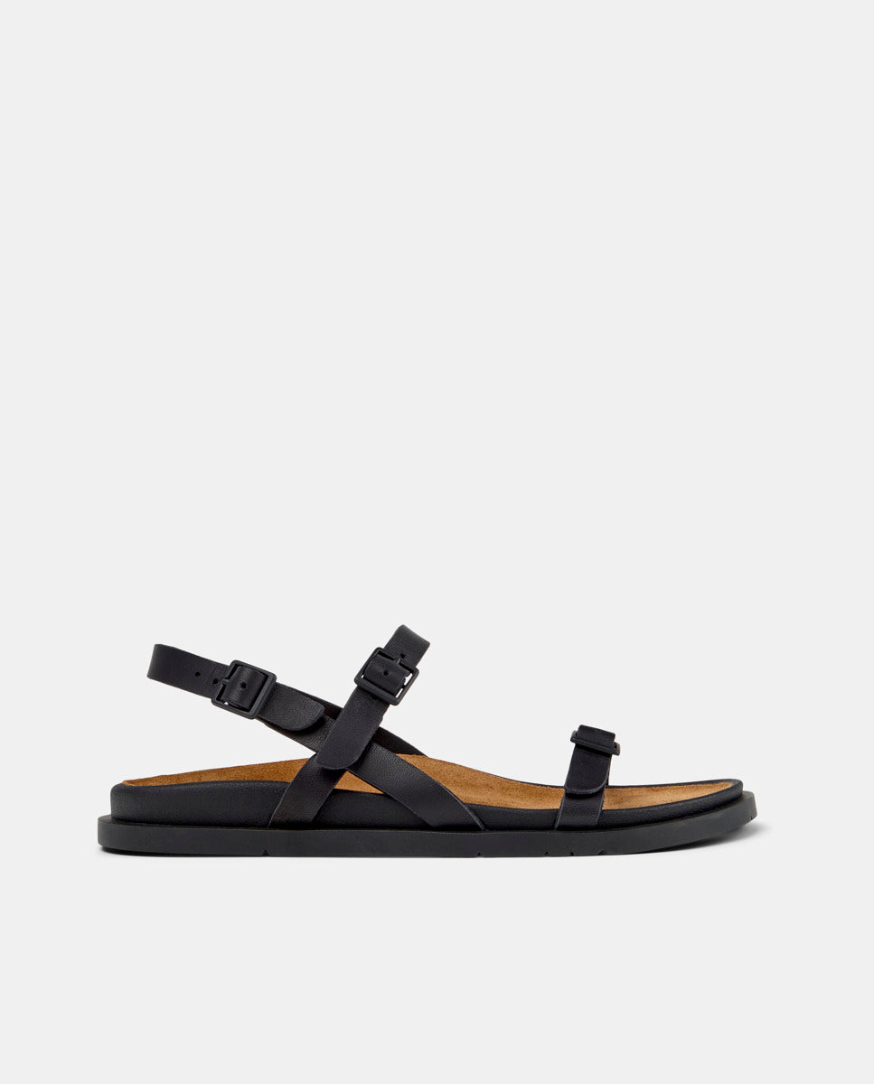 CAMPER Lluc Sandal, черный сандалии для женщин в Tascón