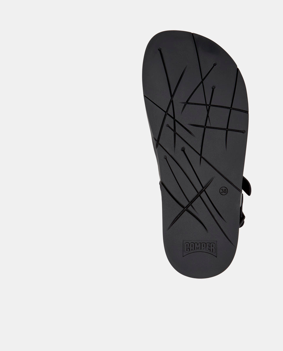CAMPER Lluc Sandal, черный сандалии для женщин в Tascón