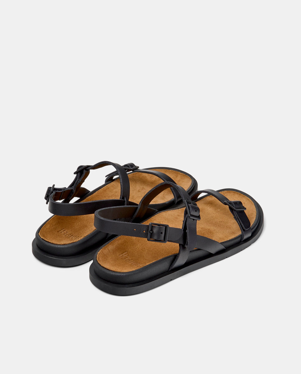 CAMPER Lluc Sandal, черный сандалии для женщин в Tascón
