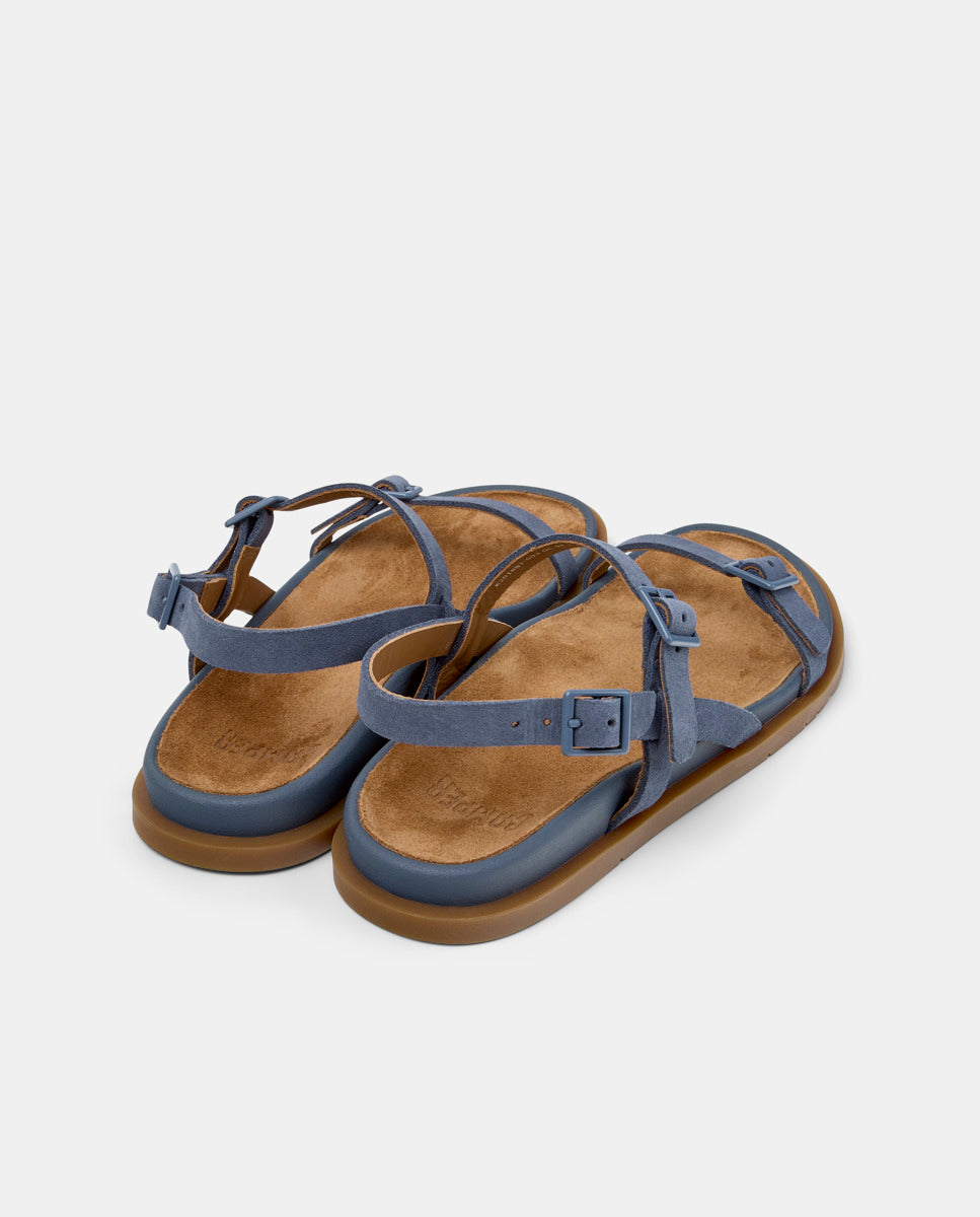 CAMPER Lluc Sandal, blauw sandalen voor dames bij Tascón